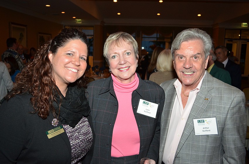 Andrea Stephens, Lynn and Arthur Guilford.