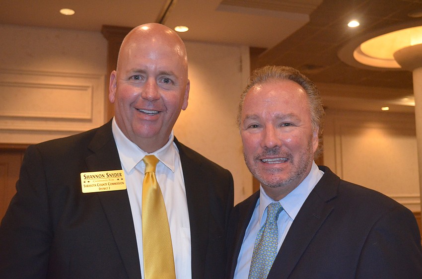 City Commissioner Shannon Snyder with Michael Klauber