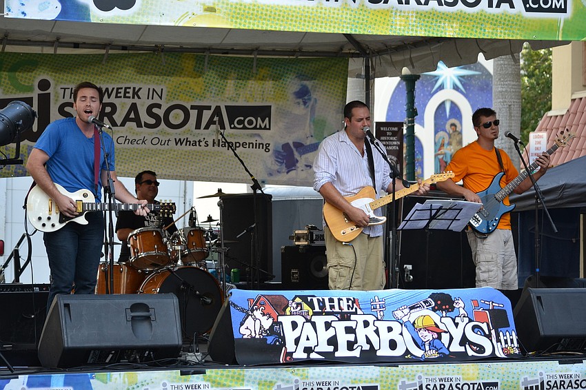 The band The Paperboys helped kick off Rock for a Cause on Saturday evening.