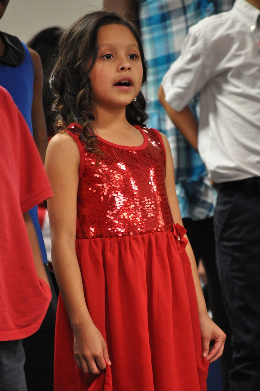 Jadielyn Gutierrez knows the words to every song.