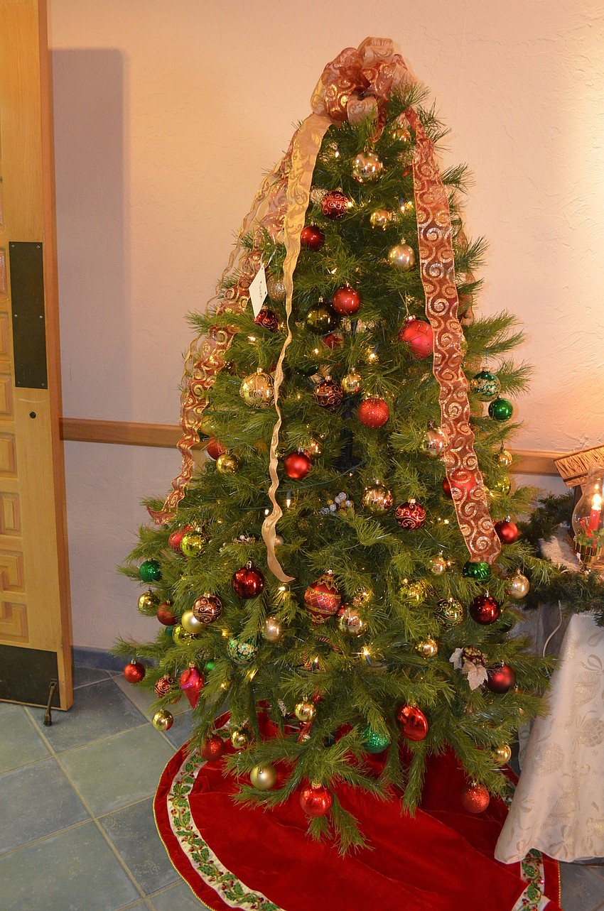 Each tree was uniquely decorated.