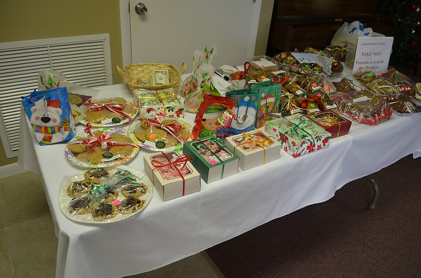 Proceeds from the bake sale will go toward helping the homeless in the area.