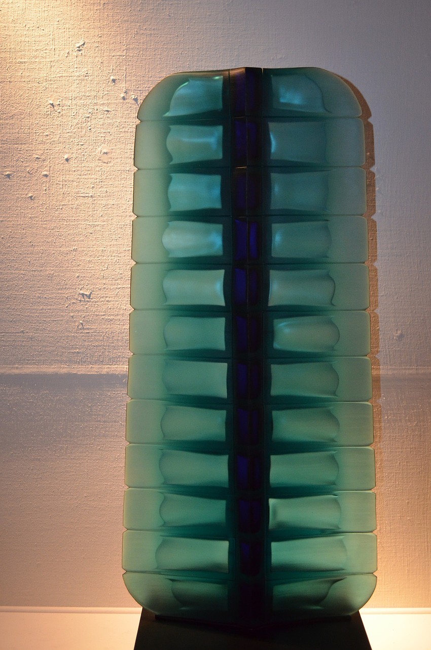 â€œAqua and Cobalt Cellâ€ by Matthew Curtis, of Australia