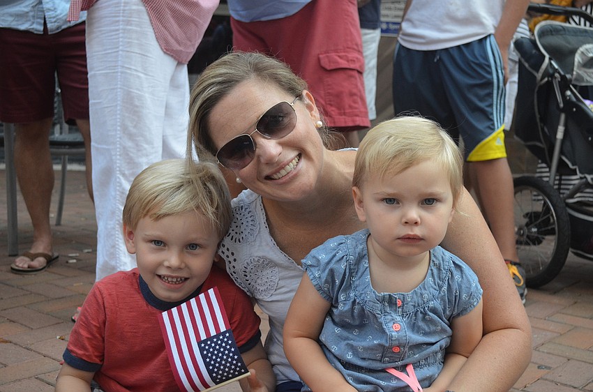 Meredith, Caroline and William Piazza