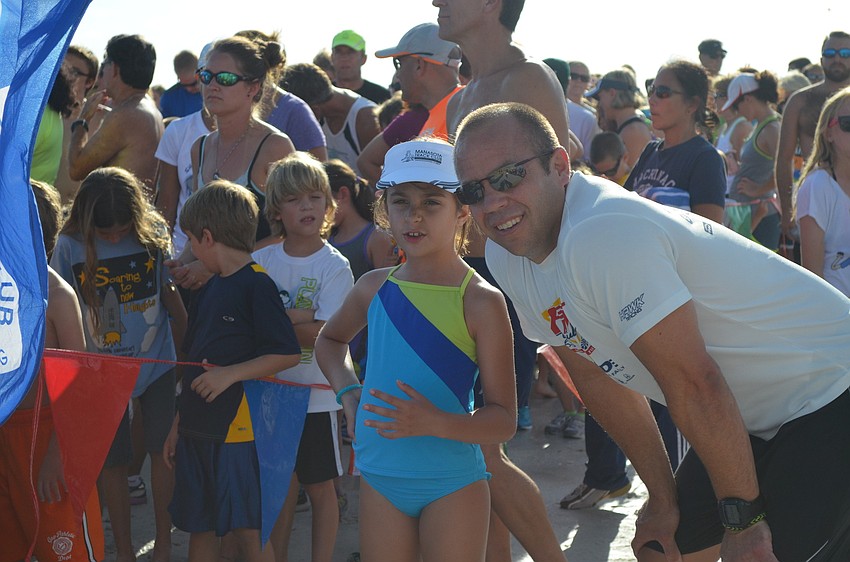 Todd and Lucy Segal scope out the course.
