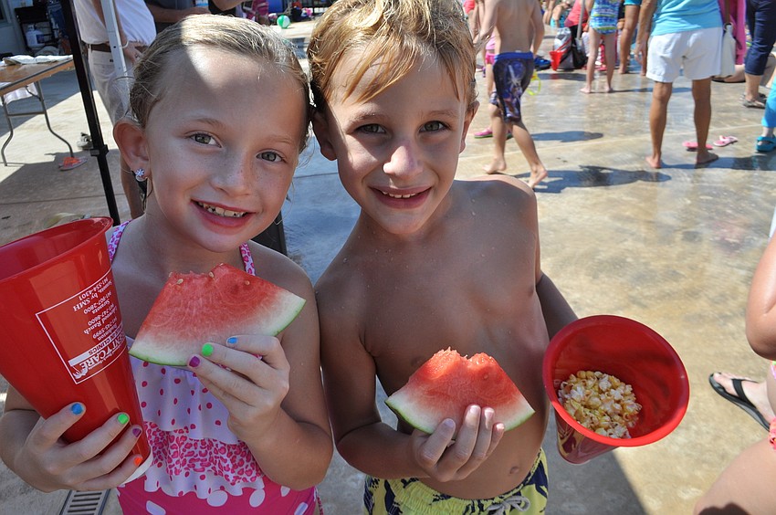 Annalise Miller attends Willis Elementary with her friend Broden Beorlegui.