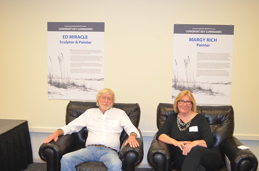 Honorees Ed Miracle and Margy Rich