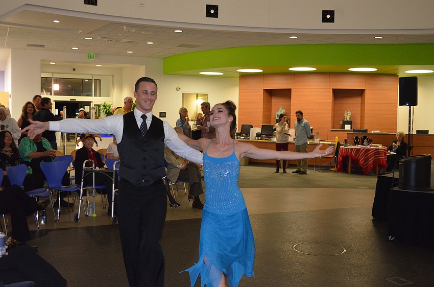 Dancers Andrew Michaels and Kelly Betts