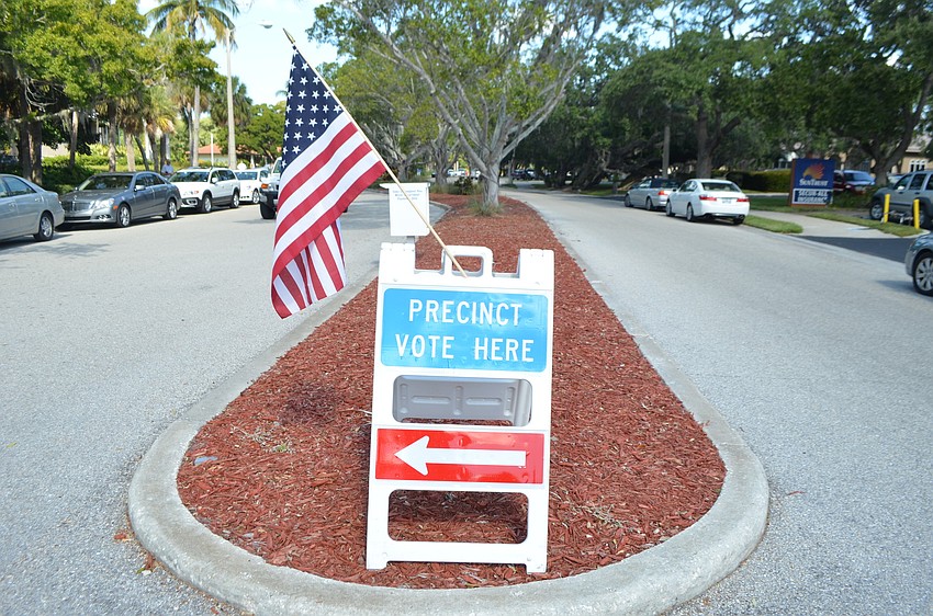 The two polling places on Longboat Key were at Town Hall and Longboat Island Chapel.