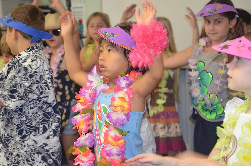 Grace Grogan dances.