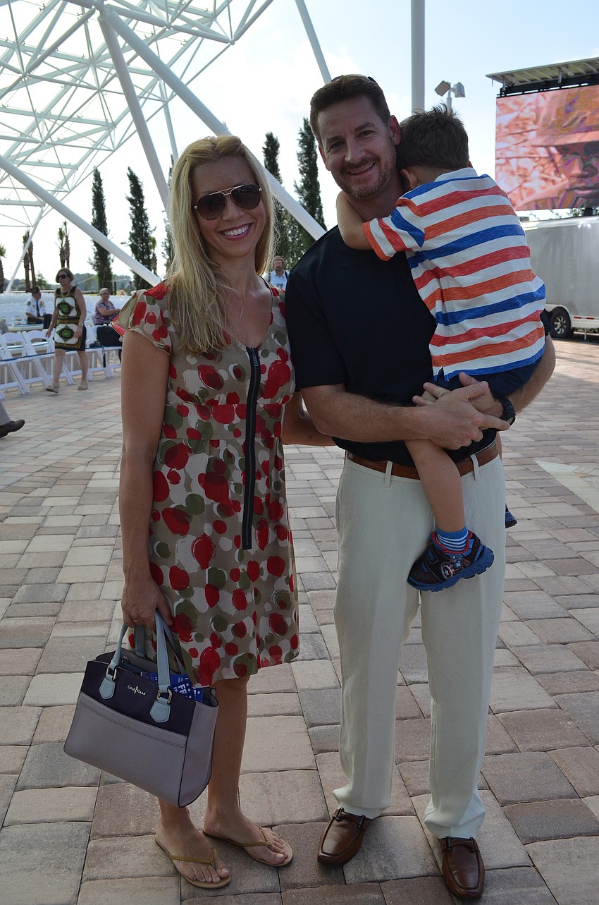 Florida Rep. Greg Steube with his wife, Jennifer, and son, Ethan.