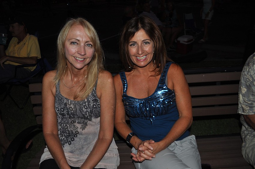 Susan Gaylo, of Lakewood Ranch, gangs out with Kim Brew.