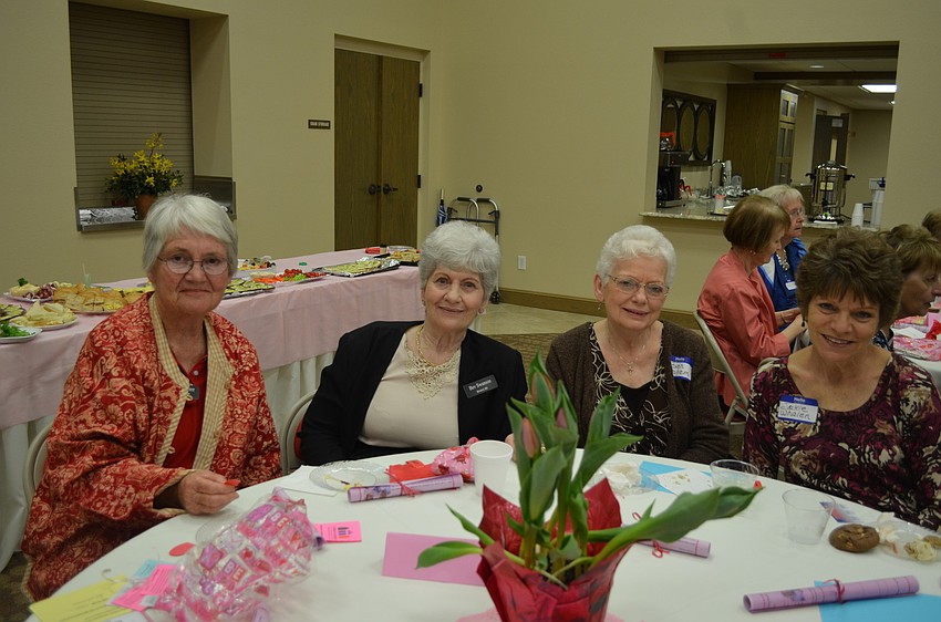 Paula Gilbert, Bev Swanson, Joan Birchem and Jackie Whalen