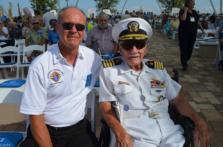 James Vanderhorst with Cap.t Robert Oâ€™Neill