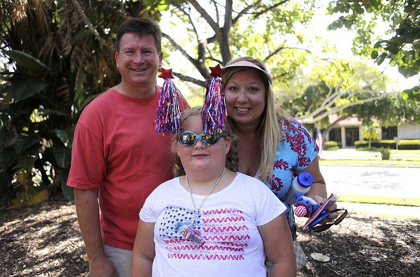 Rodney and Robin Jolley with their daughter, Rachel, 8