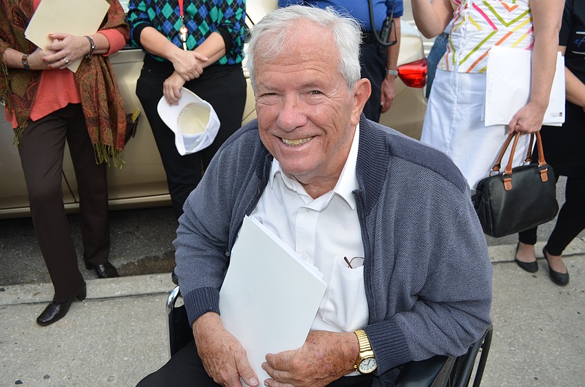 Frank Hopper, who designed the plaques