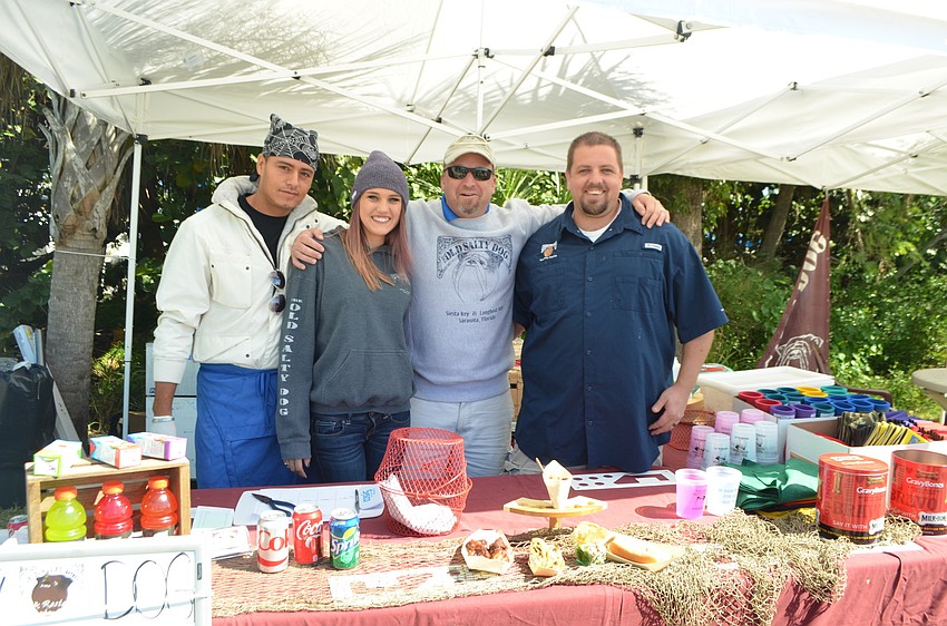 Samuel Hernandez, David Sims, Shelby Meyer and Josh Shear from the Old Salty Dog