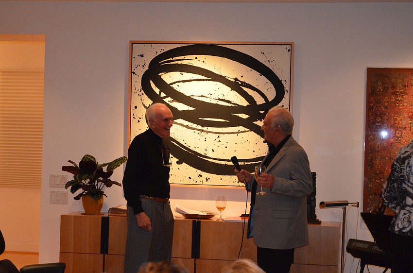 Ancowitzâ€™s brother-in-law Al Bronstein gives speech.