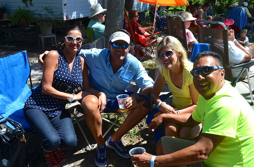 Nubia and Bill Petron spend time with friends, Jan and Steve Soto.