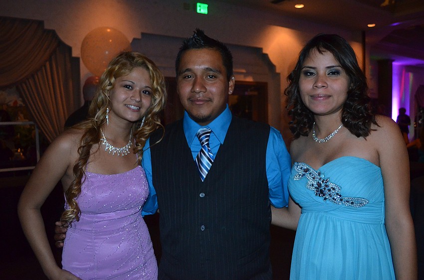 Karen Bustos, Edgar Estrada and Claudia Martinez