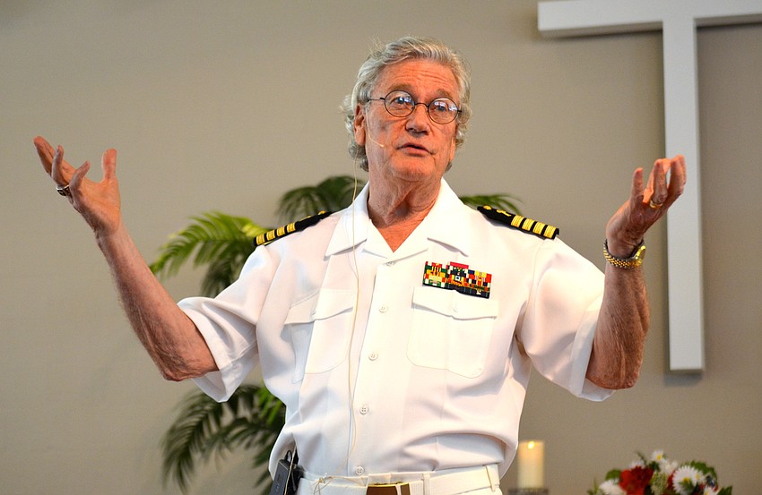 The Rev. Vincent Carroll gives his homily.