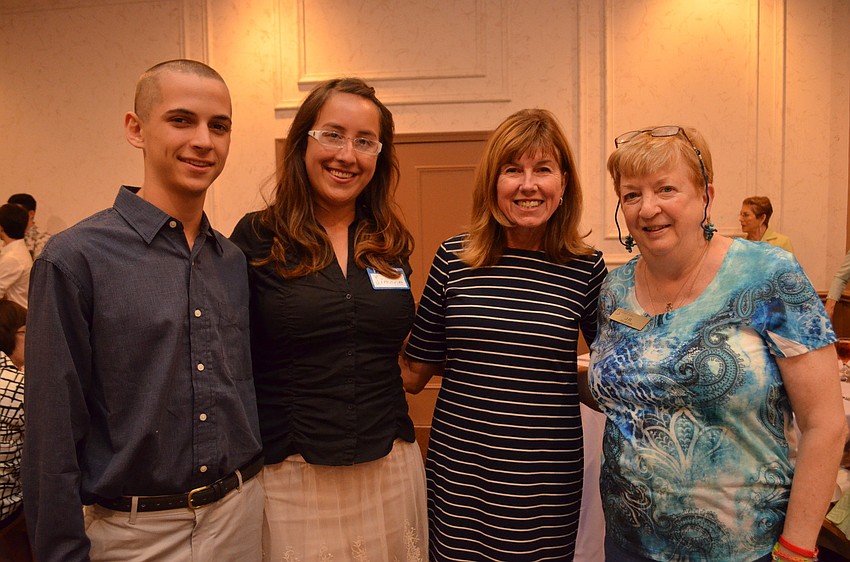 Jacob Taylor, Simone Ballard, Debbie Grovum and J.R. Suess