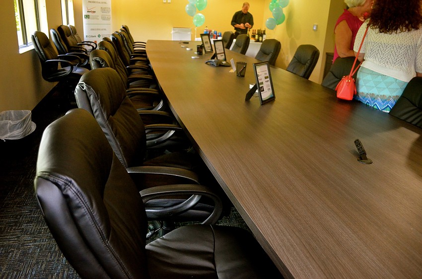 The new Lakewood Ranch Business Alliance facility features a meeting room capable of holding 40 people.