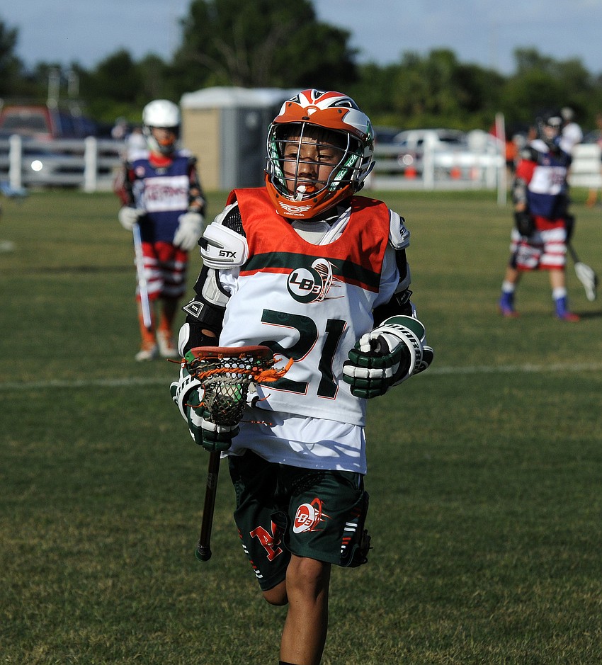 Eleven-year-old Tyler Horiuchi plays for the LB3 Monsters U11A team.