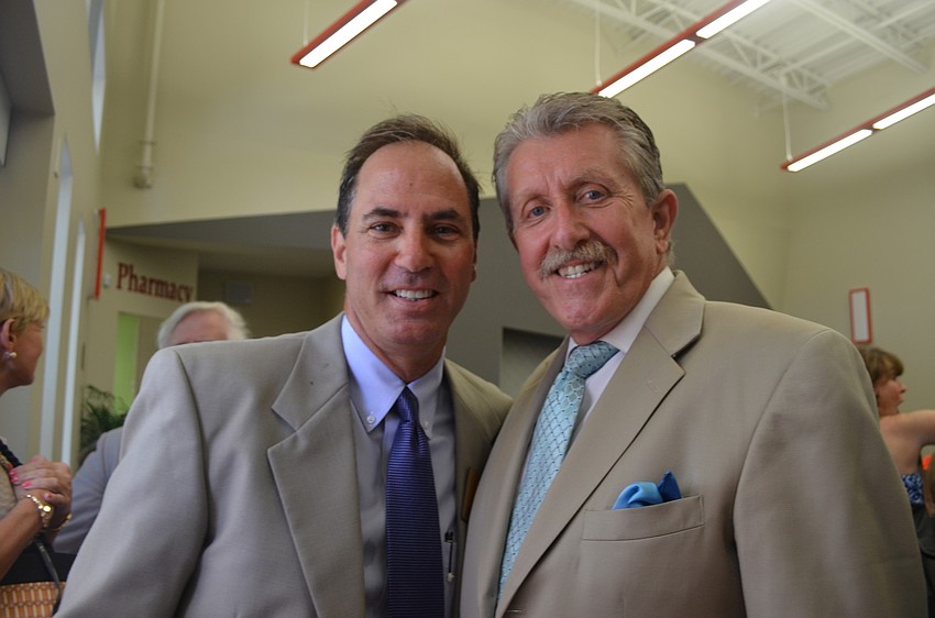 Glasser/Shoenbaum Human Services Executive Director Jay Berman with former Executive Director Phil King