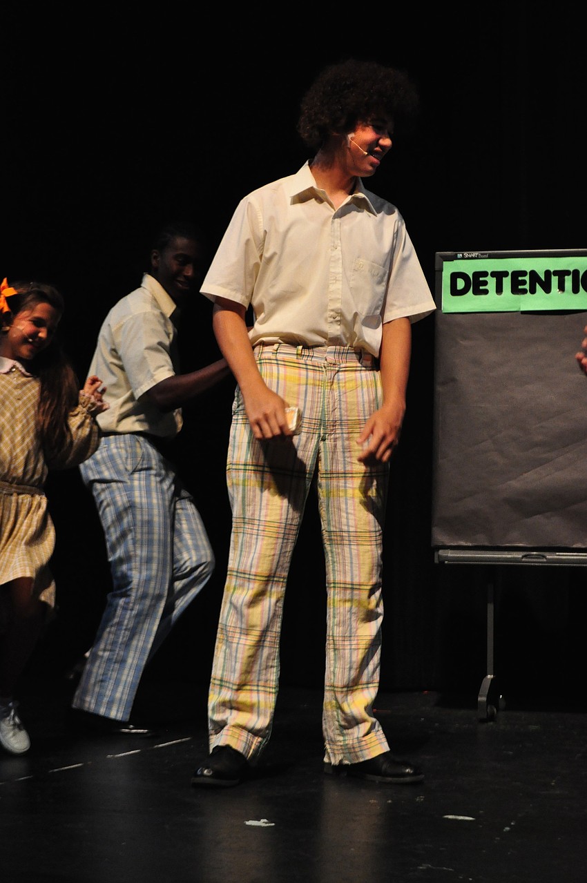 Seaweed J. Stubbs, played by Nicholas Bratton-Cox, shows Tracy Turnblad his best dance moves.