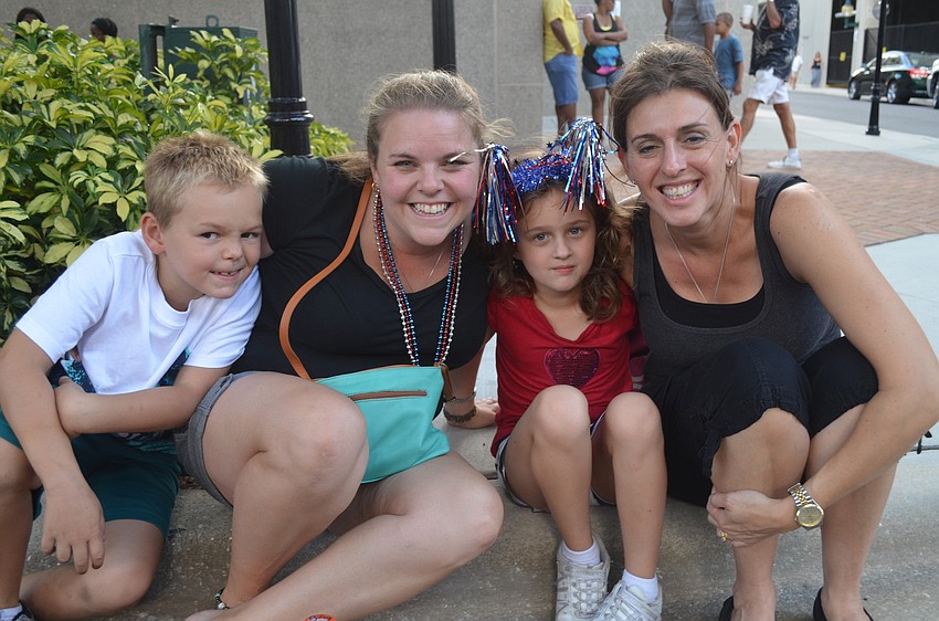 Dylan Clayton, Rachel Miles and Sophia and Rachael Eible