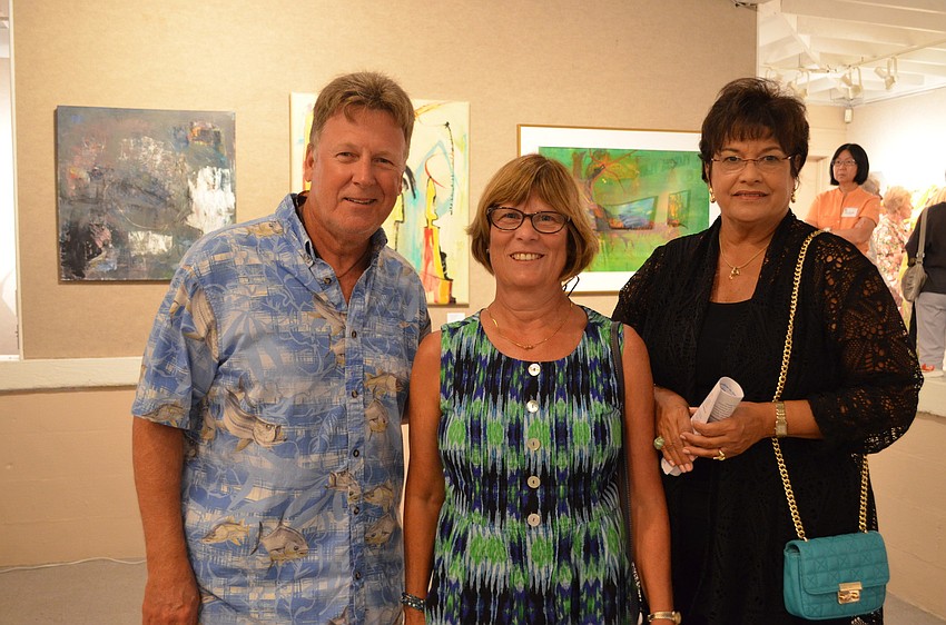 Ken and Melanie Babineau with Michele Conley