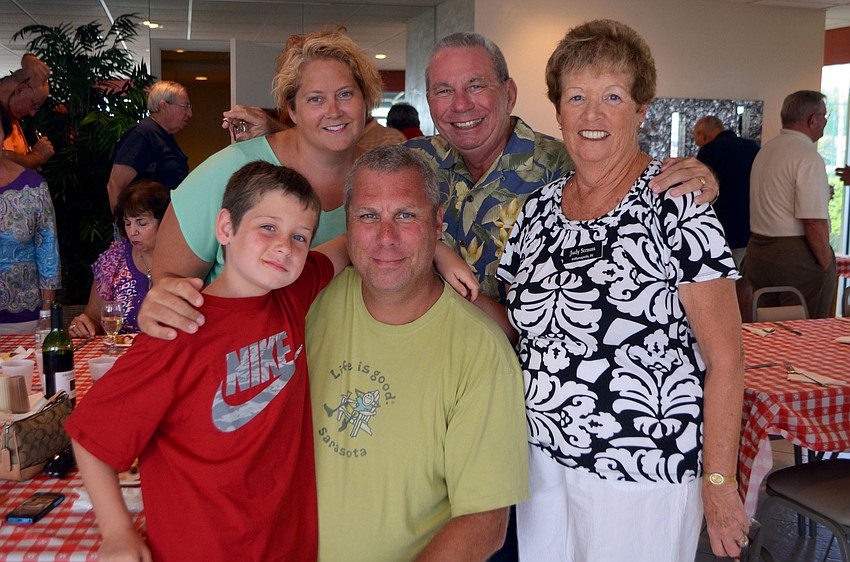 Blake, Alicia, Rob, Ernie and Judy Strauss