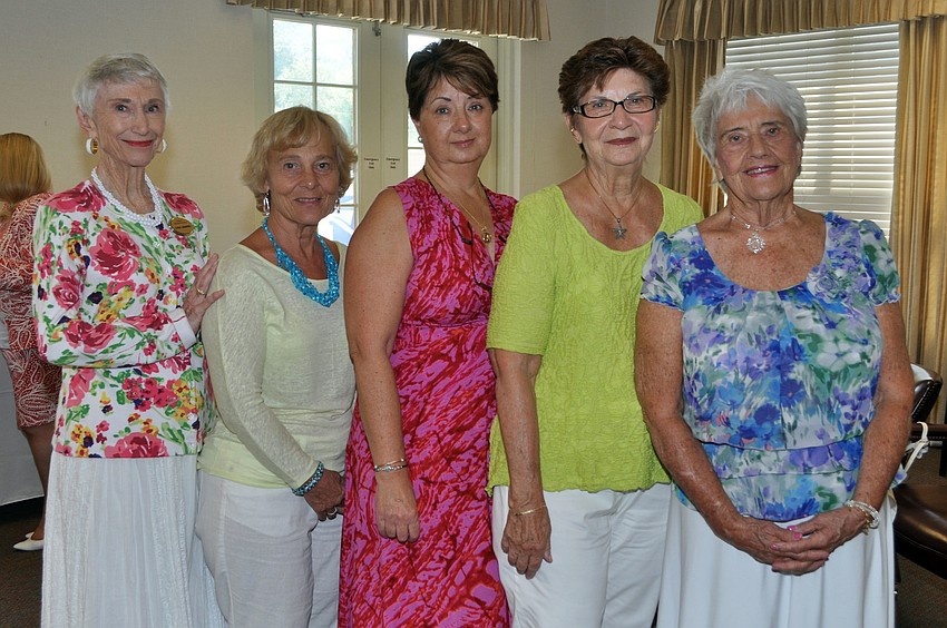 Aynee Manning, Ally Brousseau, Susan Spooner, Terry Nugent and Carol Greenwald