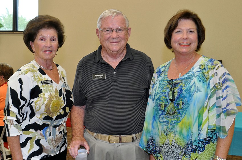 Sue and Burt Borgelt with Barbara Grimes