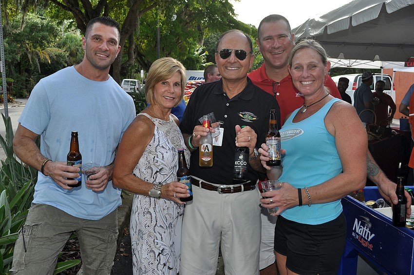Paul Porfido, Denise and John Saputo, Dave Pike and Tara Smith