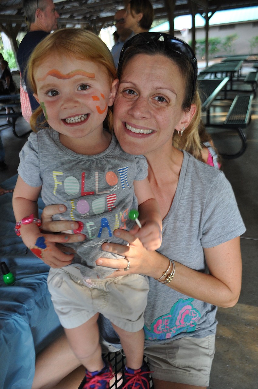 Central Park residents Emeline and Amy Korenman do their nails.