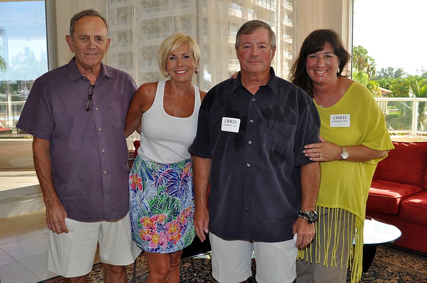 Bob and Teresa Simmons with Chris and Chris Lake