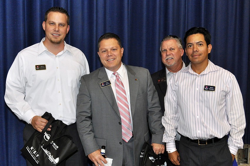 Brent Dykstra, Dom DiMaio, Mario Bringas and Tom Baker