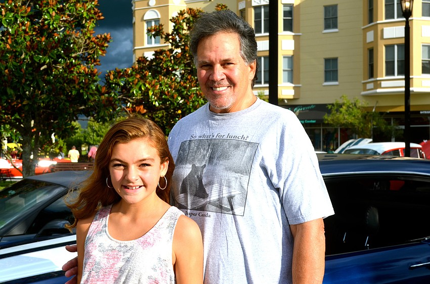 Katie and Marc Kelly enjoy looking at the classics.