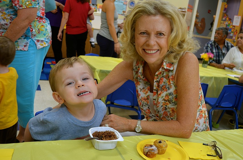 Aiden Yingling and his grandma, Joy Weber, say 