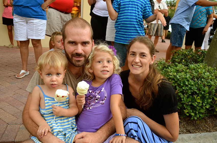 The Wojtkowski family â€” Hannah, James, Lily and Kate.