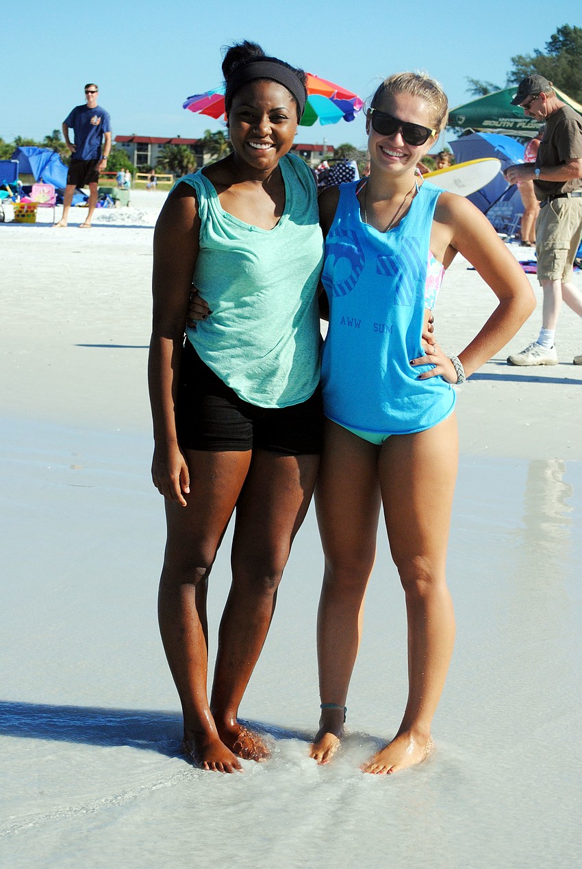 Justine Pedro and Lianna Sandberg