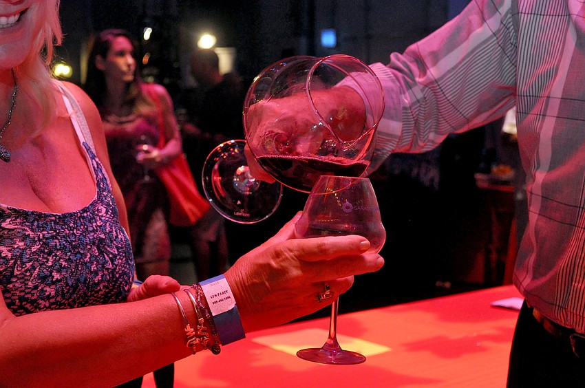 Pangea Wine and Spirits provided wine samplings to guests at A Taste of Downtown.