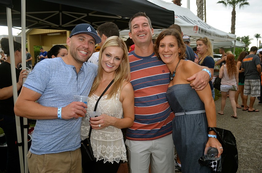 Jamie and Marty Chyorny enjoy time with friends Jesse and Pam Minore.