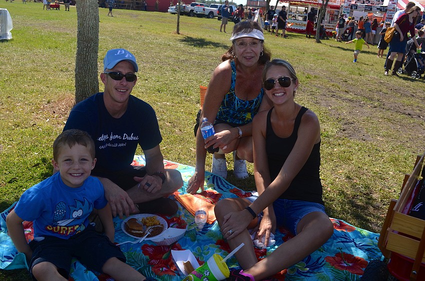 The Wilson family â€” Dave, Helen, Summer and Reef.
