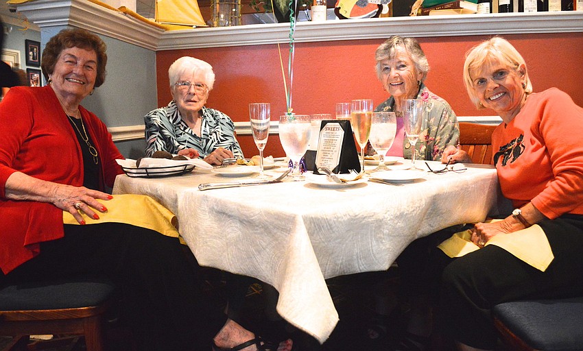 Ruth Strauss, Darcie Strvelczyk, Louise Rich and Connie Jose