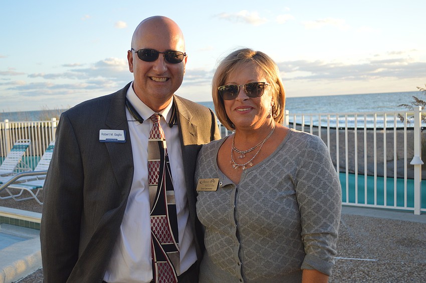 Terri Girimont, Fairway Funding Group, and Robert Gaglio, Save Our Seabirds board chairman