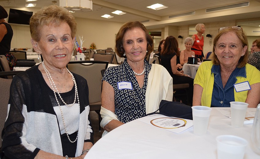 Doris Caplan, Mollie Lafferman and Elaine Sandler.