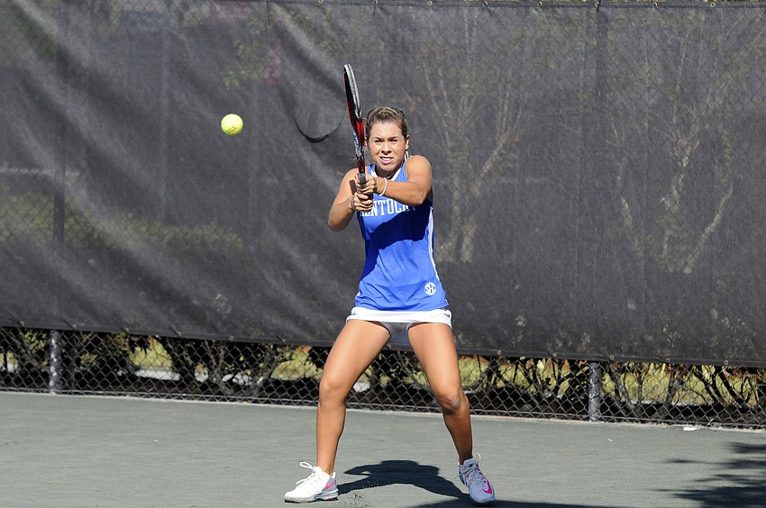 University of Kentucky sophomore and Lakewood Ranch resident Taylor Lederman competed in both the womenâ€™s singles and doubles tournaments.